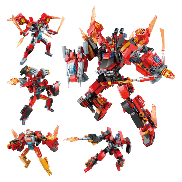 Qman 41305 Roaring Flame God General sada 4v1 Qman 41305 Roaring Flame God General sada 4v1