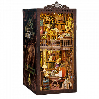 2Kids Toys 3D skládačka Zarážka na knihy Miniatura domečku Mystická knihovna