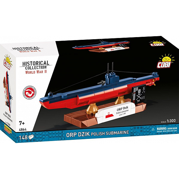 COBI 4864 ORP Dzik – polská ponorka COBI 4864 ORP Dzik – polská ponorka