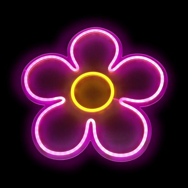 2Kids Toys LED NEON LIGHT lampička Květ 2Kids Toys LED NEON LIGHT lampička Květ