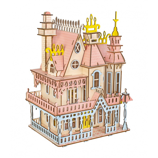 Woodcraft Dřevěné 3D puzzle Velkolepá vila Woodcraft Dřevěné 3D puzzle Velkolepá vila