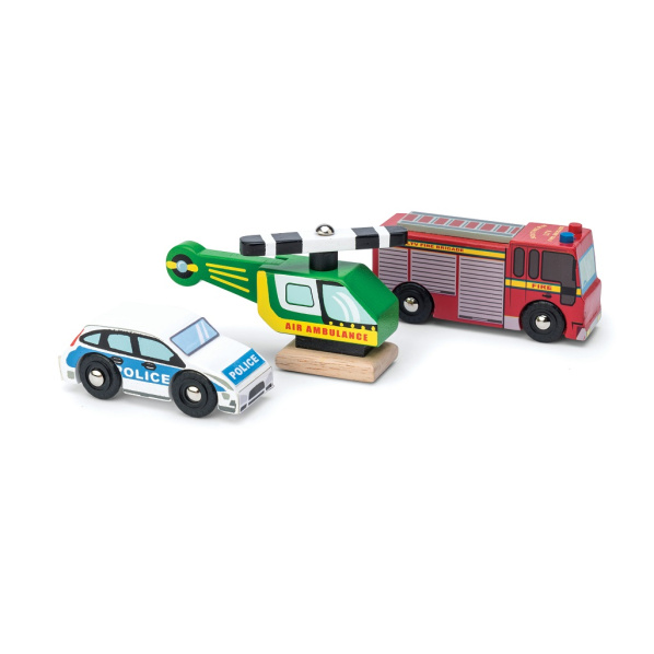 Le Toy Van Set autíček Záchranáři Le Toy Van Set autíček Záchranáři