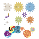 Quercetti 82341 PlayEco+ Kaleido Gears  