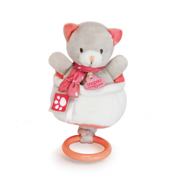 Doudou Plyšová hudební hračka 20 cm kočka Doudou Plyšová hudební hračka 20 cm kočka
