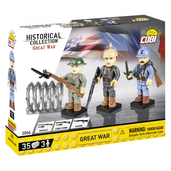 COBI 2056 3 figurky s doplňky 1. světová válka