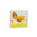 Quercetti 80712 PlayBio - Four Puzzle Zvířata na statku