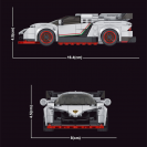 Mould King 27007 Model auta Lamborghini Veneno