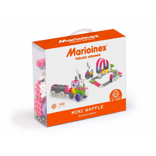 Marioinex 16-902837_PO MINI WAFLE – 140 ks Konstruktér (dívky) Marioinex 16-902837_PO MINI WAFLE – 140 ks Konstruktér (dívky)