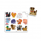 Quercetti 00230 Smart Puzzle magnetico Farm
