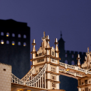 RoboTime 3D dřevěná mechanická skládačka Tower Bridge svítící