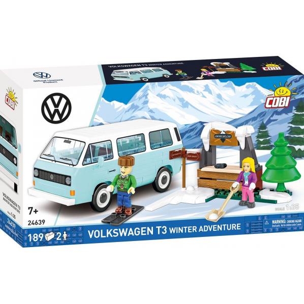 COBI 24639 Volkswagen T3 zimní dobrodružství