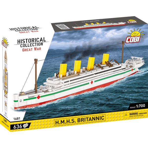 COBI 1681 Britská zaoceánská loď H.M.H.S. Britannic COBI 1681 Britská zaoceánská loď H.M.H.S. Britannic