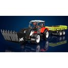 Mould King 24093 Traktor nakladač s vlečkou