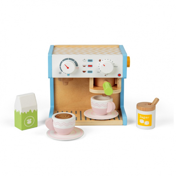 Bigjigs Toys Dřevěný kávovar Bigjigs Toys Dřevěný kávovar