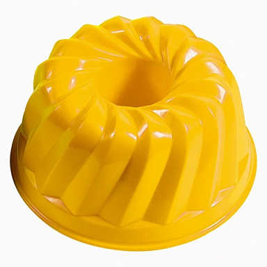 Androni (11-3615-0000-4) Tvořítko na písek Bábovka - průměr 12 cm - žlutá 