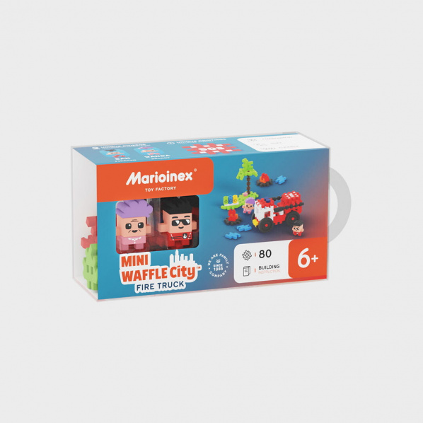 Marioinex MINI WAFLE - Hasičský vůz Marioinex MINI WAFLE - Hasičský vůz