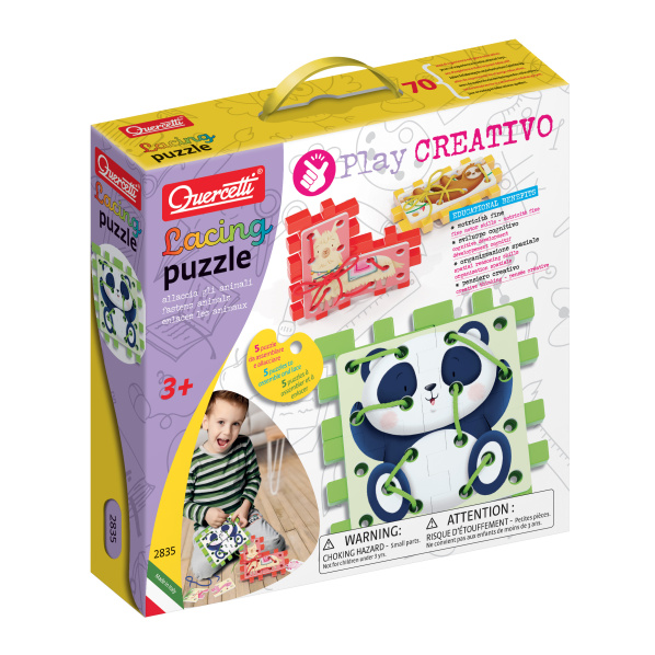 Quercetti 02835 Play Creativo - Lacing Puzzle Quercetti 02835 Play Creativo - Lacing Puzzle