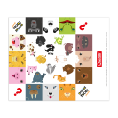 Quercetti 00322 Animal Faces Puzzle