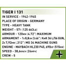 COBI 3095 Německý tank Tiger č. 131