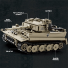 Reobrix 77031 Tank Tiger I World of Tanks