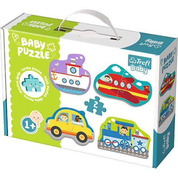 TREFL Baby puzzle Doprava 4x2 dílky TREFL Baby puzzle Doprava 4x2 dílky