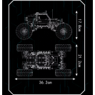 Mould King 18021 Monster terénní vozidlo R/C