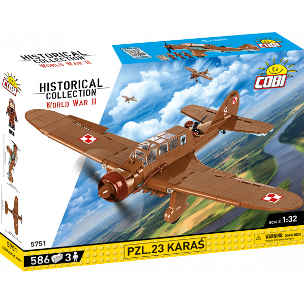 COBI 5751 Polský bombardovací letoun PZL.23 Karas COBI 5751 Polský bombardovací letoun PZL.23 Karas