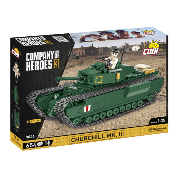 Cobi 3046 Britský tank Churchill Mk III - Company of Heroes. Cobi 3046 Britský tank Churchill Mk III - Company of Heroes.