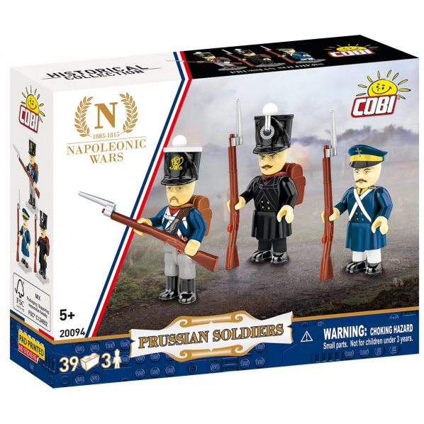 COBI 20094 3 figurky s doplňky Pruští vojáci COBI 20094 3 figurky s doplňky Pruští vojáci