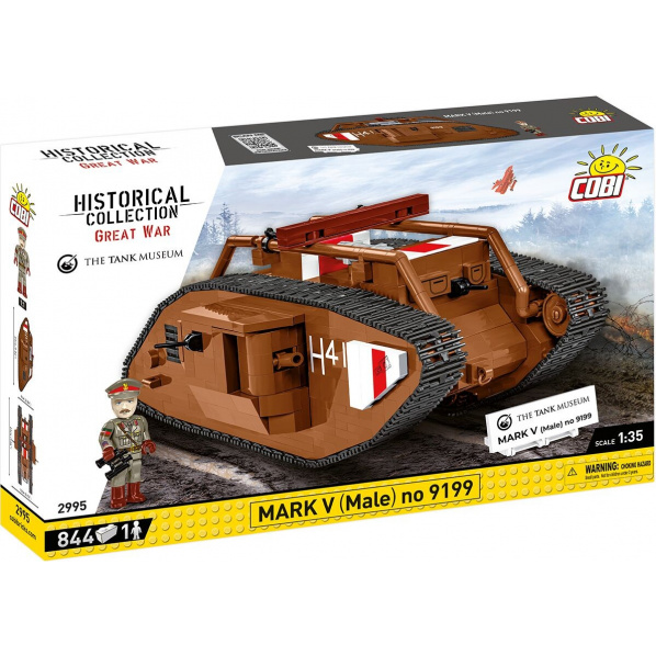 COBI 2995 Britský tank Mark V (Male) no 9199