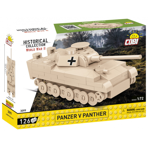 COBI 3099 Německý tank PANZER V PANTHER COBI 3099 Německý tank PANZER V PANTHER
