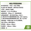 Cobi 2564 Americký tank M26 Pershing T26E3