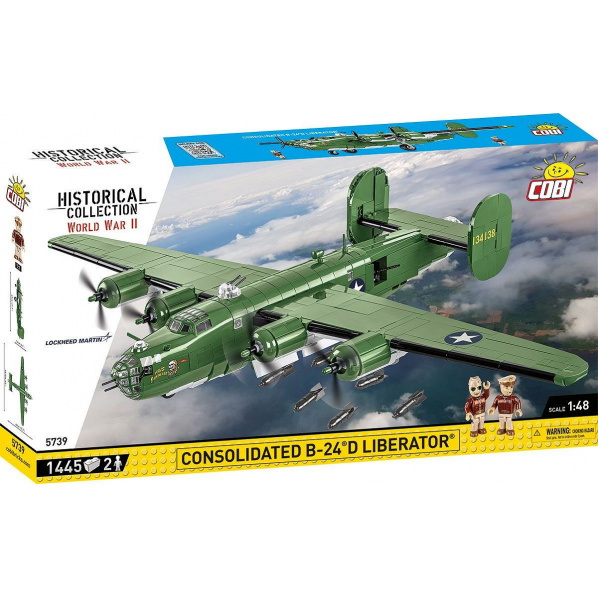 Cobi 5739 Americký bombardér Consolidated B-24D Liberator Cobi 5739 Americký bombardér Consolidated B-24D Liberator