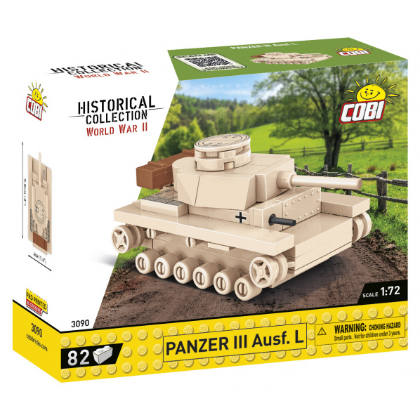 Cobi 3090 Německý tank Panzer III Ausf. L Cobi 3090 Německý tank Panzer III Ausf. L