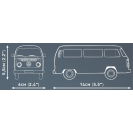 COBI 24621 Volkswagen T2b Bus