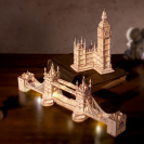 RoboTime 3D dřevěná skládačka Big Ben svítící