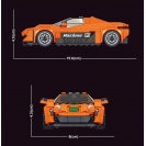 Mould King 27004 Model auta McLaren P1 