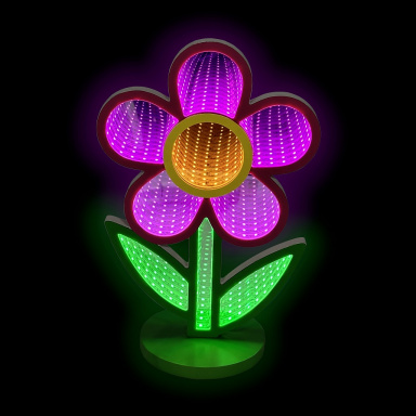2Kids Toys LED NEON LIGHT lampička Květina