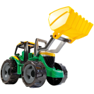 Lena Traktor se lžíci, zeleno žlutý, 69 cm