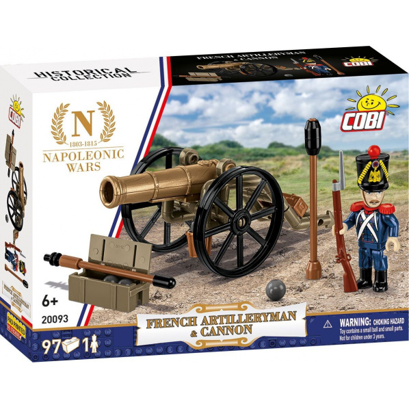 COBI 20093 Napoleon Dělostřelec s kanónem COBI 20093 Napoleon Dělostřelec s kanónem