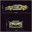 Mould King 27003 Model auta Lamborghini Sian