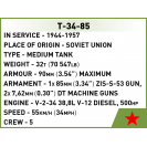 Cobi 3092 Sovětský tank T-34/85