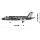 Cobi 5830 Americký víceúčelový letoun F-35B Lightning II RAF