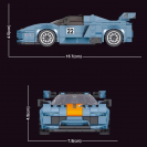 Mould King 27005 Model auta Porsche 918 RSR 