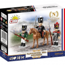 COBI 20098 Vojáci napoleonské éry – 3 figurky s doplňky a kůň