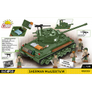 COBI 3118 Americký střední tank WW Sherman M4A2E8(76)W