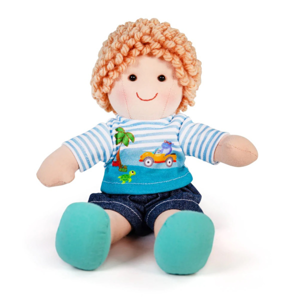 Bigjigs Toys Látková panenka Robin 30 cm Bigjigs Toys Látková panenka Robin 30 cm