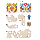 Quercetti 80731 PlayBio - Wood Dino