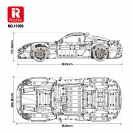 Reobrix 11009 Maserati GranTurismo R/C