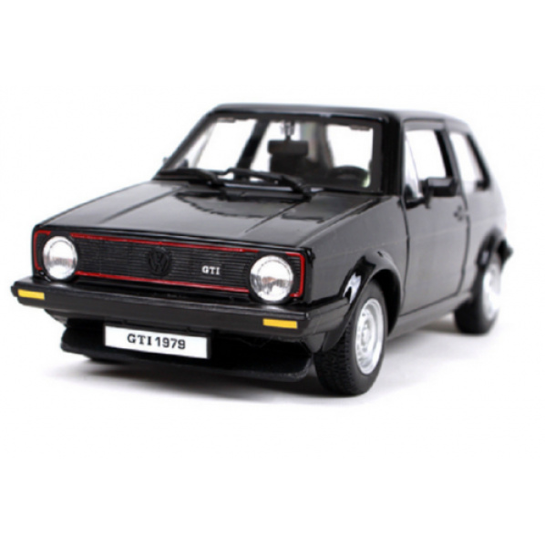 Bburago 1:24 Plus Volkswagen Golf MK1 GTI Black Bburago 1:24 Plus Volkswagen Golf MK1 GTI Black